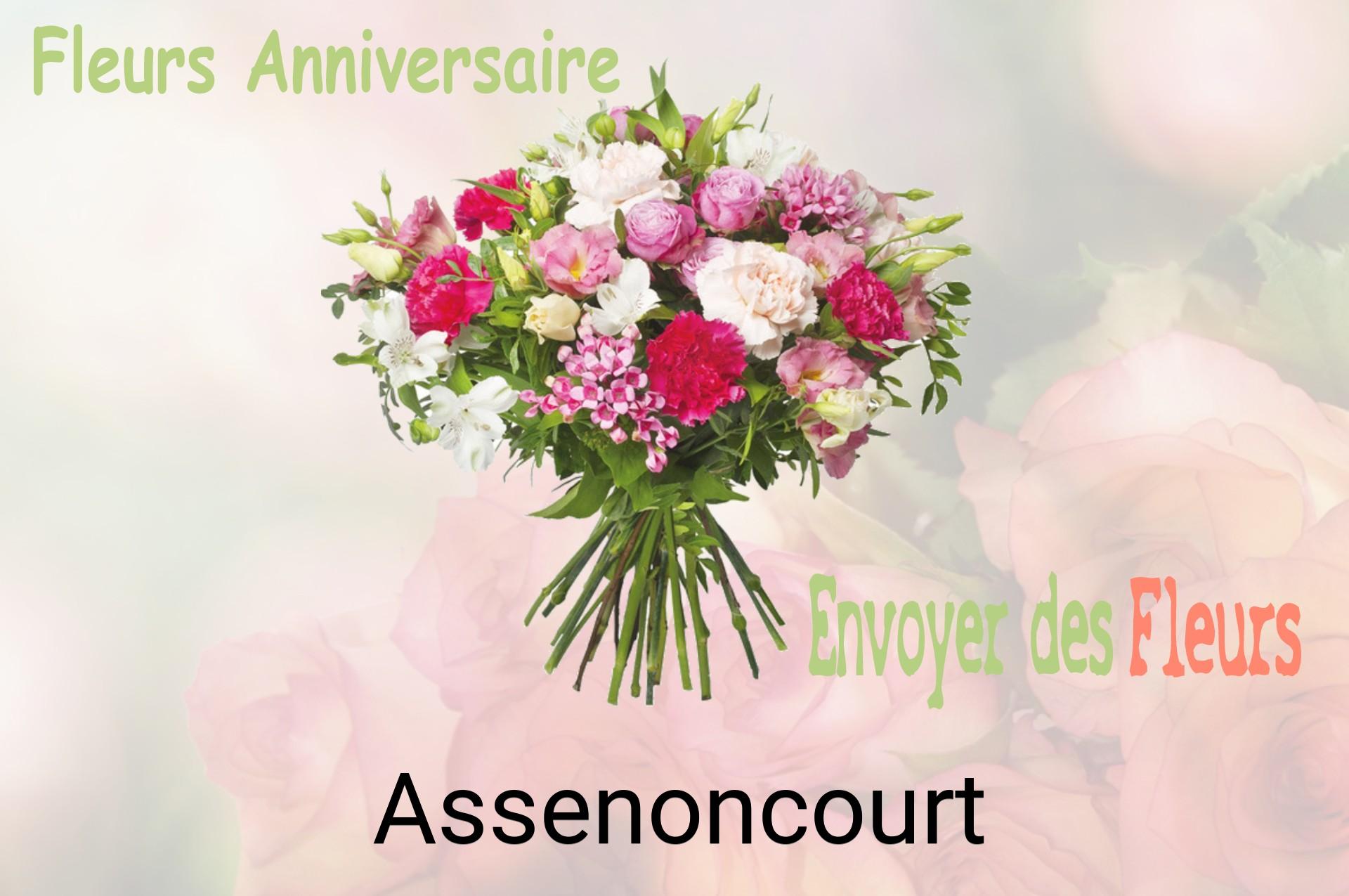 Bouquet de fleurs d’anniversaire livré à Assenoncourt