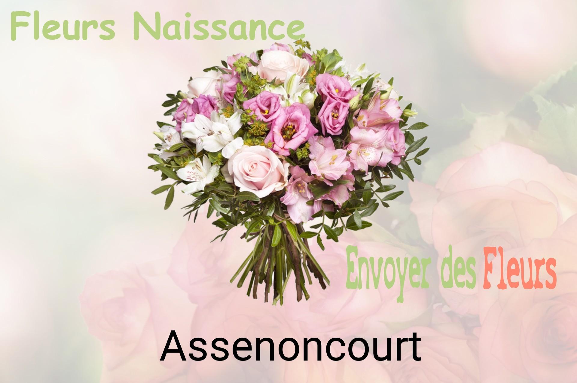 Bouquet de fleurs de naissance livré à Assenoncourt